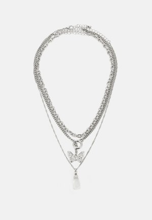 4 PACK - Necklace - silver-coloured