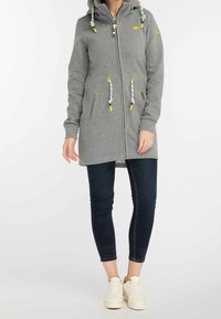 Schmuddelwedda Zip-up sweatshirt - mottled grey