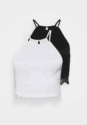 2 PACK - Topper - black/white