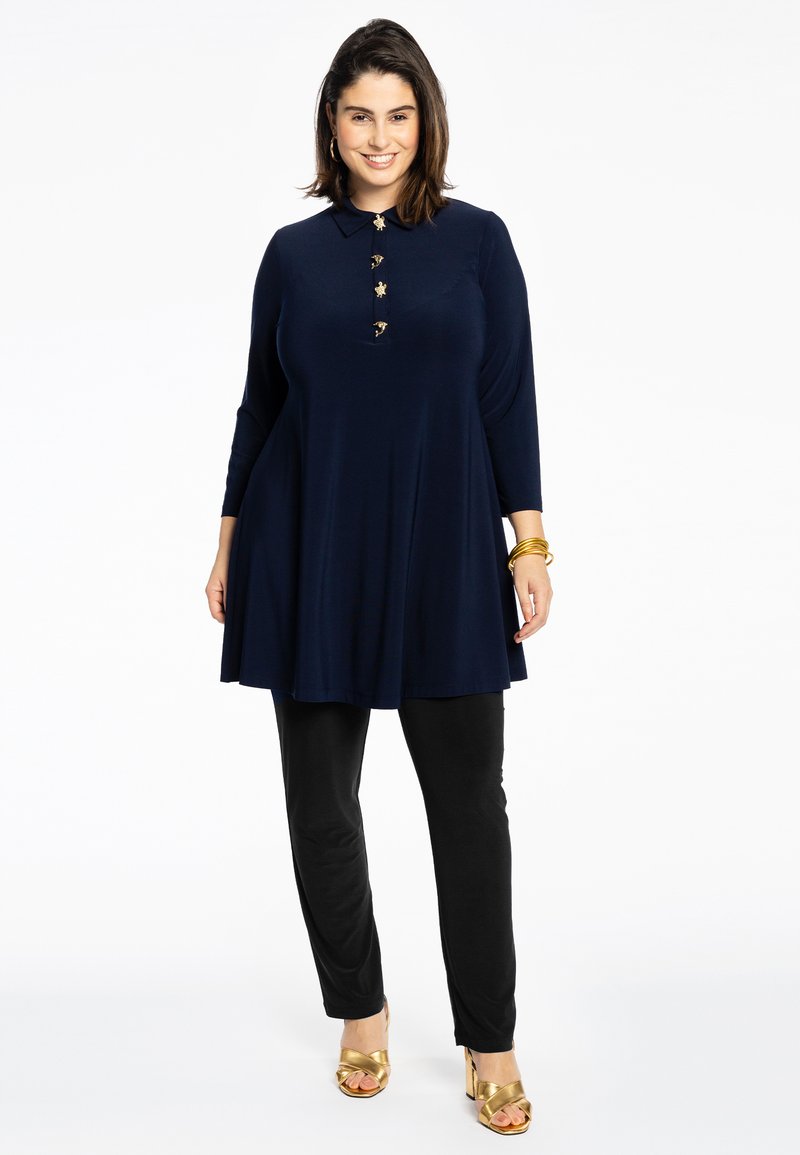 YOEK SLIM FIT - Broek - black