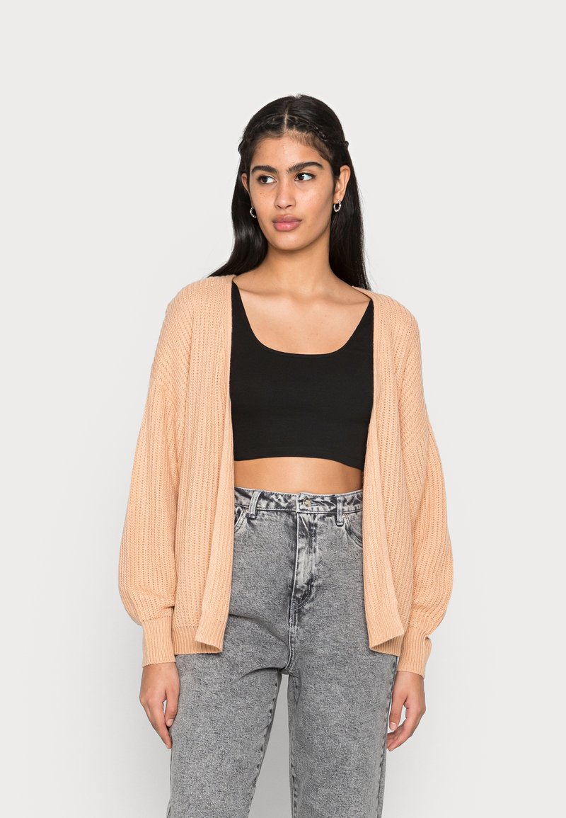 Missguided RECYCLED BATWING Cardigan tan Zalando.de