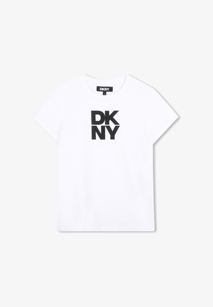 DKNY, TEE-SHIRT MANCHES COURTES - T-shirt imprimé - blanc