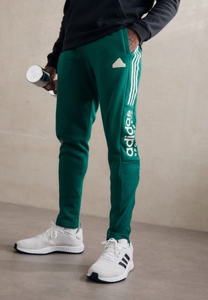 adidas Sportswear HOUSE OF TIRO - Pantaloni sportivi - collegiate green/alumina