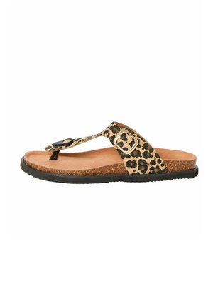 REGULAR FIT - COMFORT FLAT - Teensandalen - animal