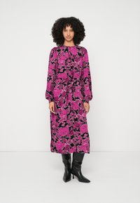Fabienne Chapot WILLA DRESS - Dnevna haljina - black/raspberry
