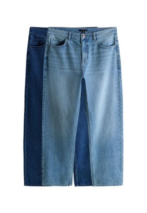 THE SET, 2 PACK  - Jeans Straight Leg - dark blue mid