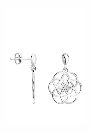 FLOWER ORNAMENT - Øreringe - silver coloured