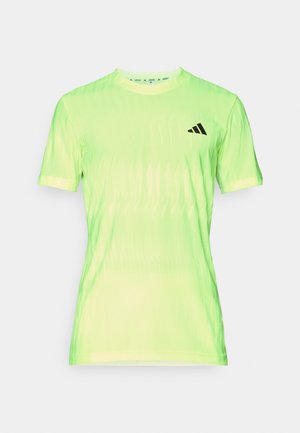 adidas Performance FREELIFT TEE - Sports T-shirt - lucid lemon