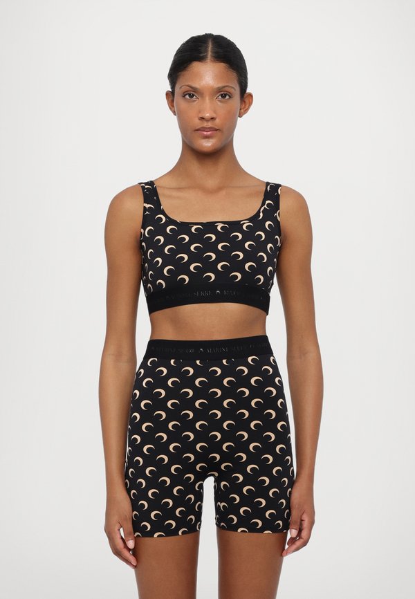 MOON PRINTED SPORT BRA - Top - inverse tan