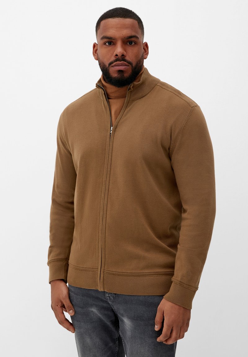 s.Oliver MIT STEHKRAGEN Vest karamell/lichtbruin Zalando.nl