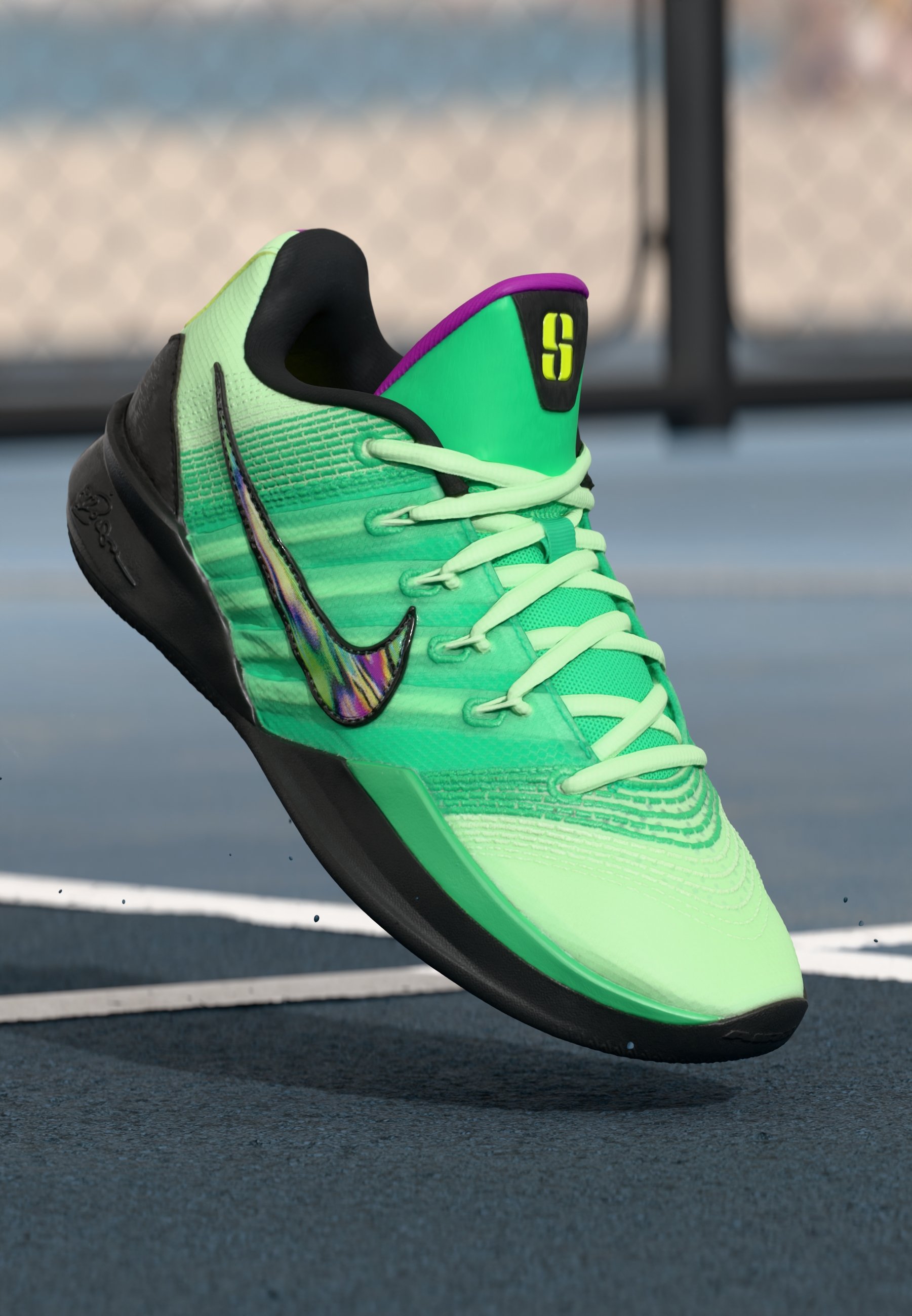 Nike Performance SABRINA 3 GAMER - Scarpe da basket - green shock