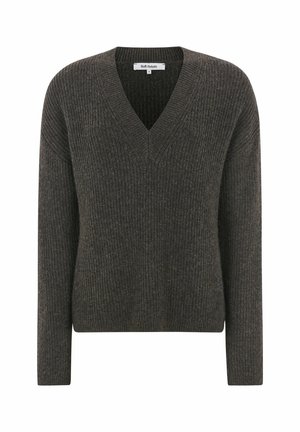 Soft Rebels Pulover - coffee quartz melange