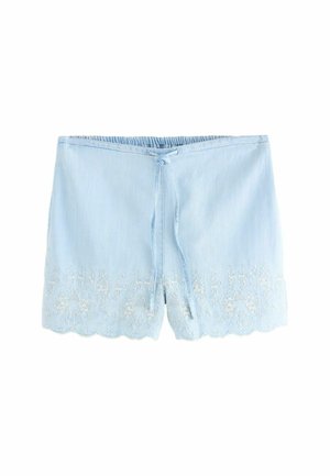 TALL FIT  - Denimové šortky - bleach embroidered
