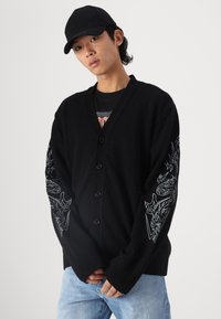 Edwin TATSU CARDIGAN UNISEX - Cardigan - black