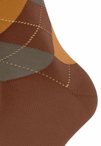 FALKE SENSITIVE ARGYLE - Sokken - sienna