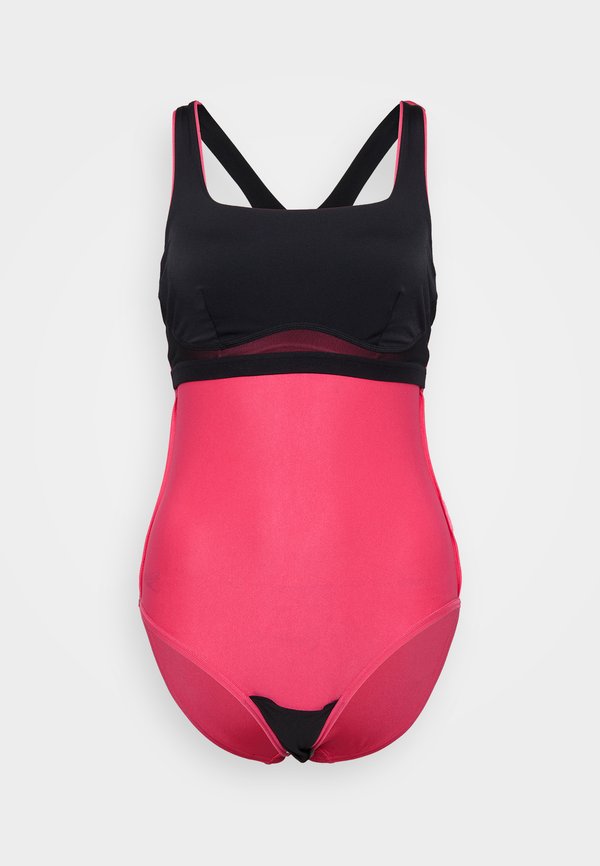 WOMENS FLEX BAND SWIMSUIT WITH BUILT IN SWIM BRA - Swimsuit - raspberry fill3