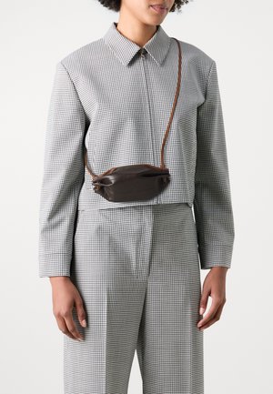 Marimekko MINI KARLA MULTI - Umhängetasche - brown/dark brown