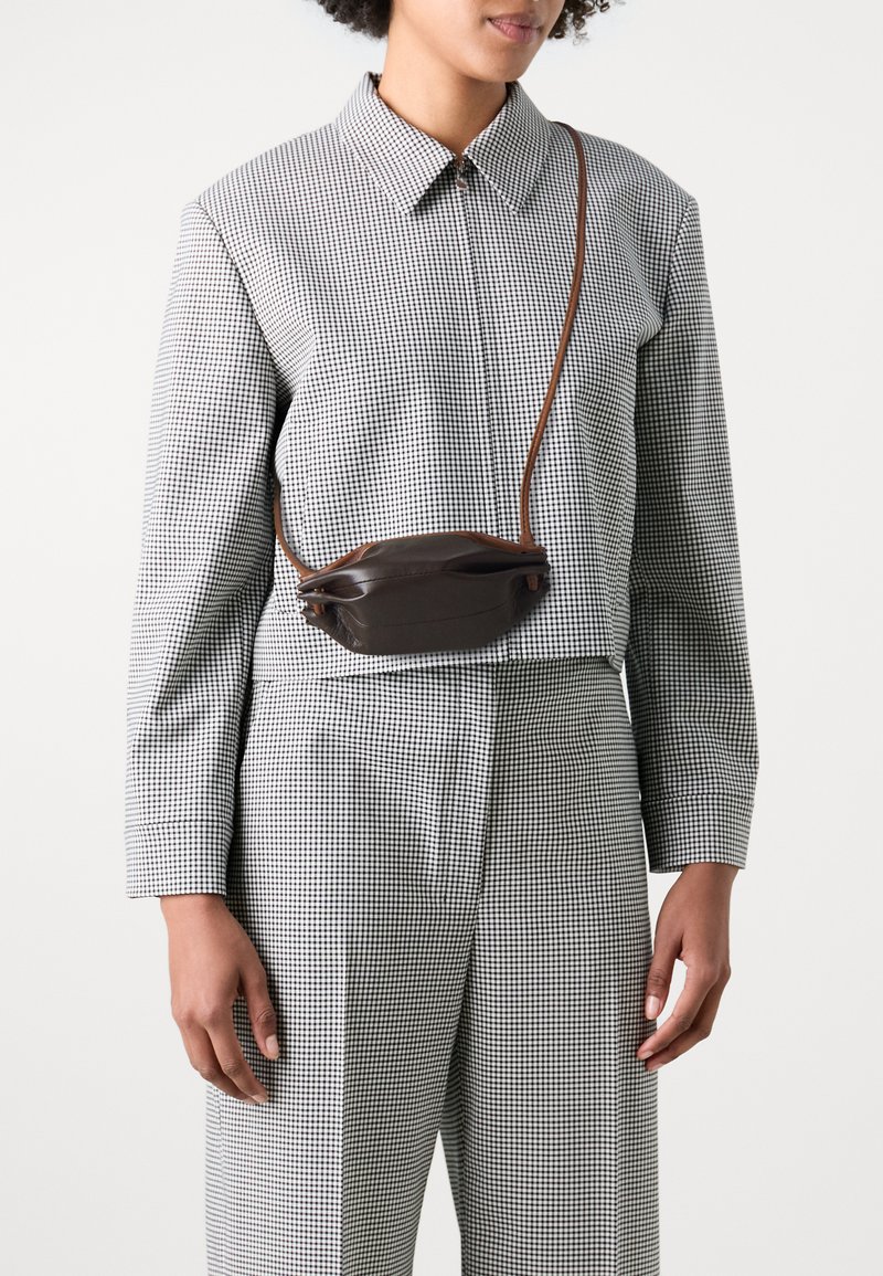 Marimekko MINI KARLA MULTI - Ülerinna-kott - brown/dark brown