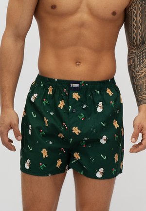 WIDE CHRISTMAS  - Boxershorts - snowman  gingerbread green