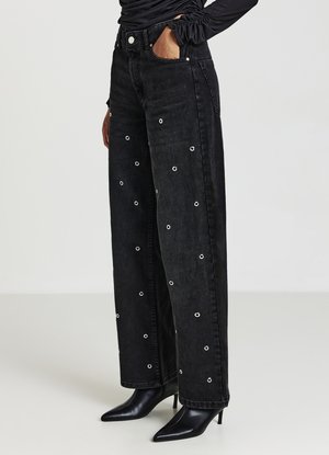 Jeans Straight Leg - nero denim