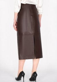 DreiMaster A-lijn rok - coffee brown