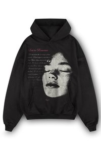 ROMANCE UNISEX - Džemperis su gobtuvu - black