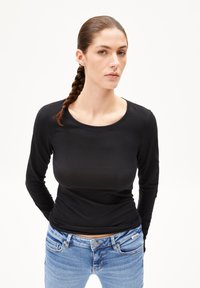 ARMEDANGELS EINIAARA SOFT - Langarmshirt - black