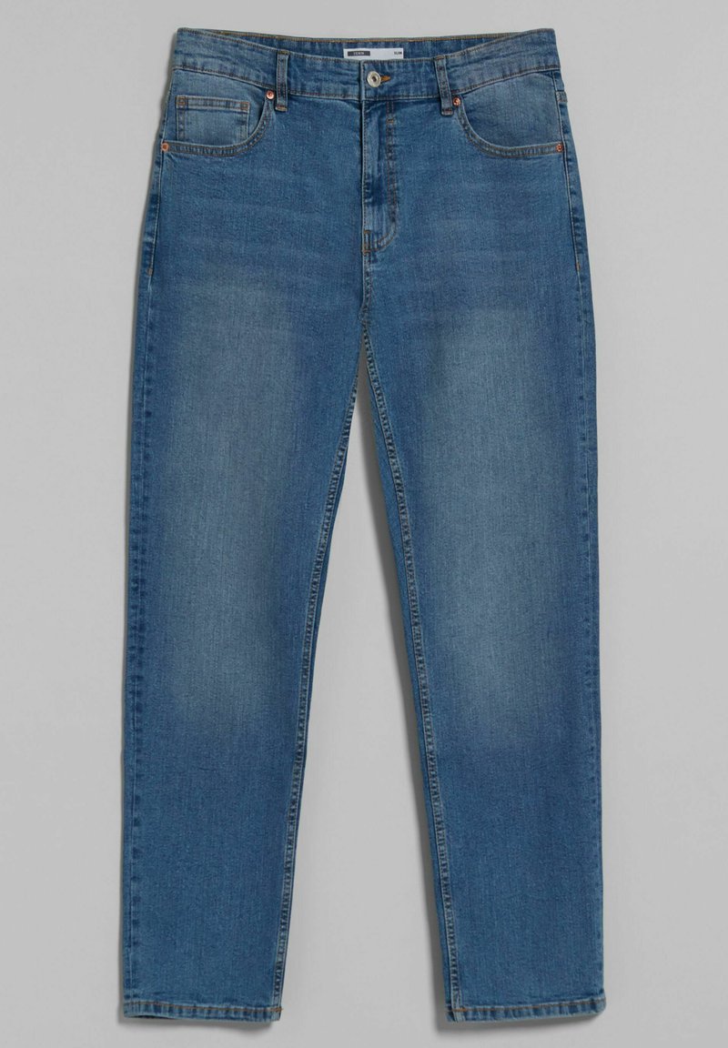 Herren T-Shirts & Polos | Bershka Jeans Straight Leg light blue denim/light-blue denim - DT09500 Herren T-Shirts & Polos | Bershka Jeans Straight Leg light blue denim/light-blue denim - DT09500