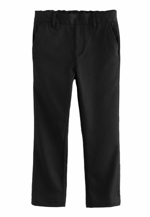 REGULAR FIT - Tygbyxor - black
