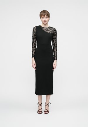 VICLARA O NECK SEQUINS DRESS - Rochie cocktail/Rochie petrecere - black