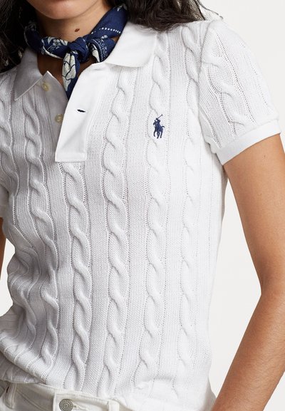 Polo Ralph Lauren COTTON SHORT SLEEVE POLO SHIRT - Polo - white