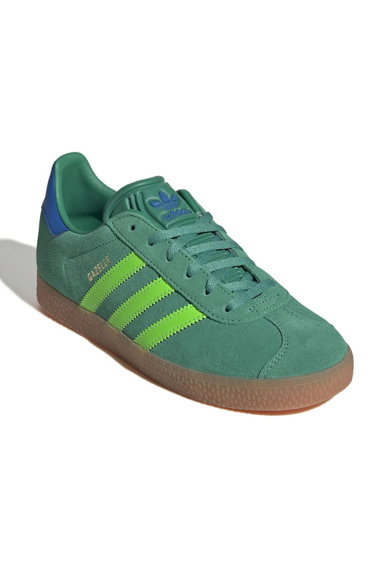 adidas gazelle silver green womens ADIDAS ORIGINALS Gazelle Indoor green/light blue Sneakers main image 0