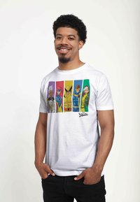 Marvel MARVEL CLASSIC MARVEL RAINBOW UNISEX - Print T-shirt - white