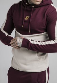 SIKSILK Felpa con cappuccio - bordeaux
