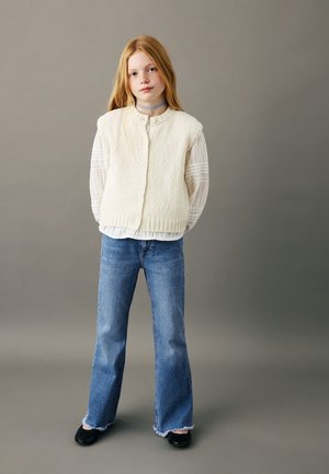 Mango Kids Flared Jeans - medium blue