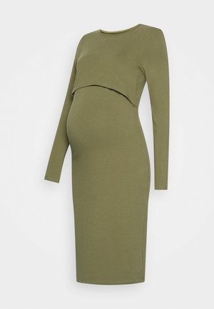 Jersey dress - khaki