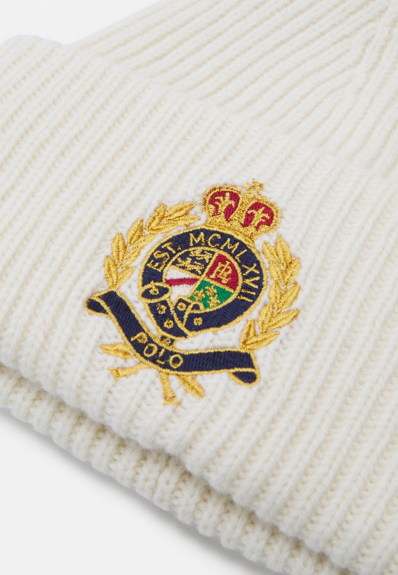 ralph lauren white beanie