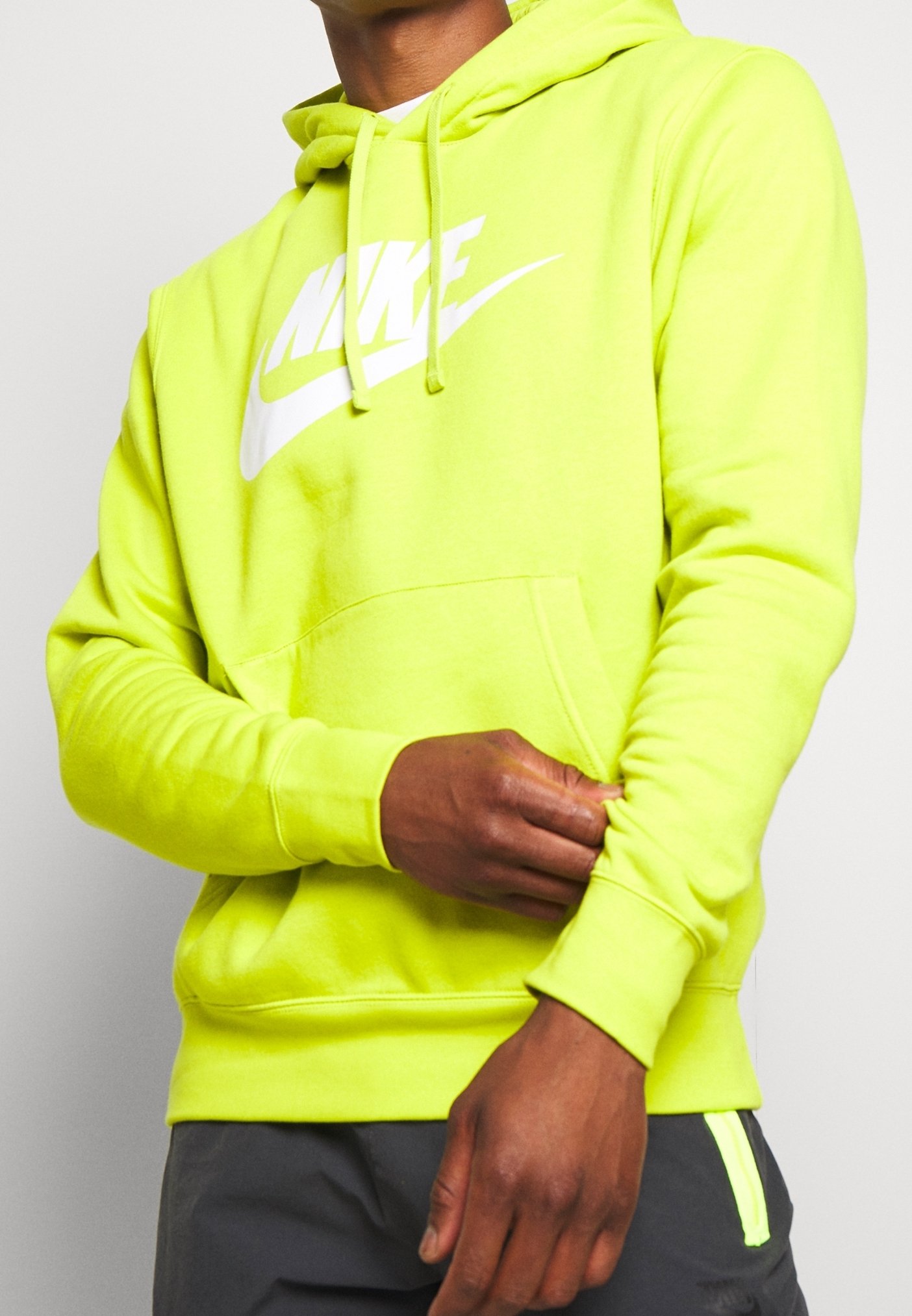 bright yellow nike hoodie