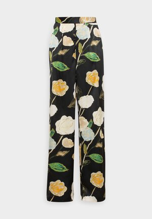 Vero Moda Tall VMRENEE WIDE PANTS - Παντελόνι - black/renee