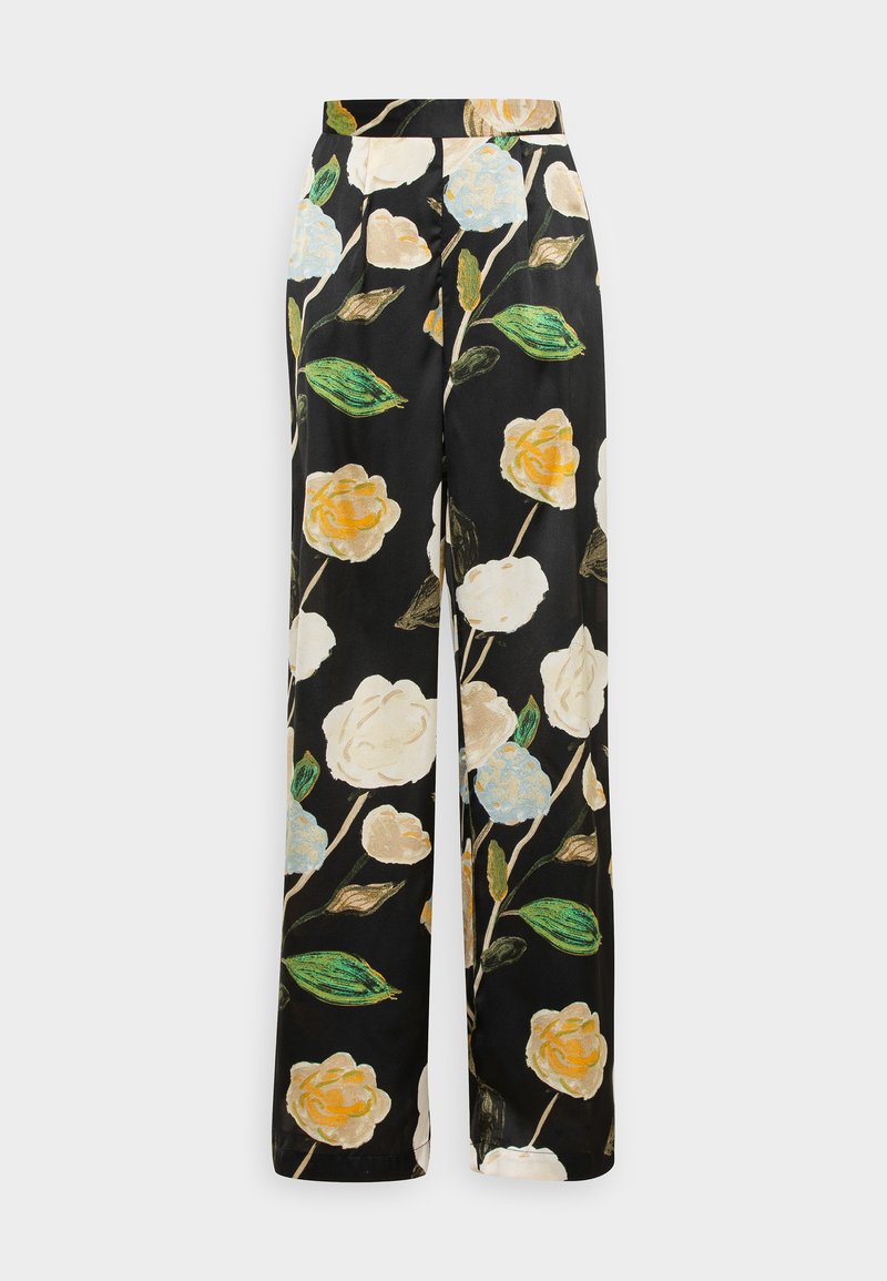 Vero Moda Tall VMRENEE WIDE PANTS - Παντελόνι - black/renee