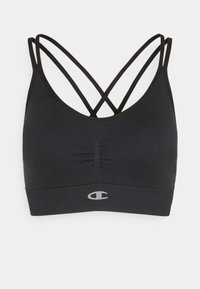 Reggiseno Sportivo Donna in Nylon Stretch Nero athletics
