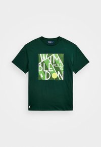 WIMBLEDON CLASSIC FIT LOGO TSHIRT UNISEX - Majica kratkih rukava s printom - moss agate