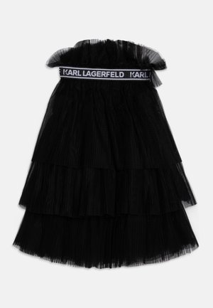 KARL LAGERFELD KIDS CEREMONIE SKIRT - Dolgo krilo - black