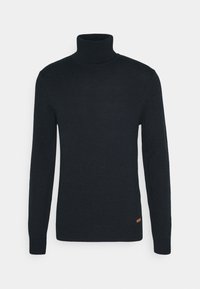 Pier One Stickad tröja - mottled dark blue