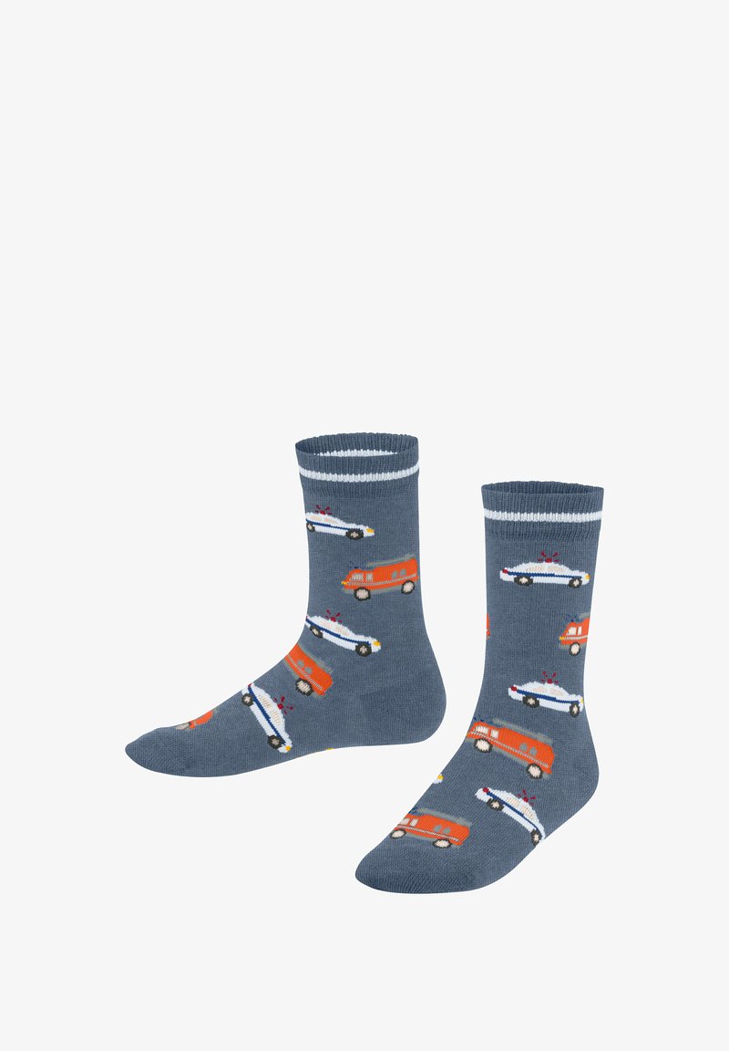 FALKE Police and Fire Cars - Chaussettes - light jeans