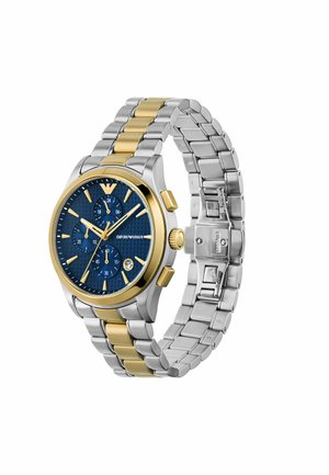 Emporio Armani TRADITIONAL PAOLO - Montre à aiguilles - 2t silver coloured and gold coloured