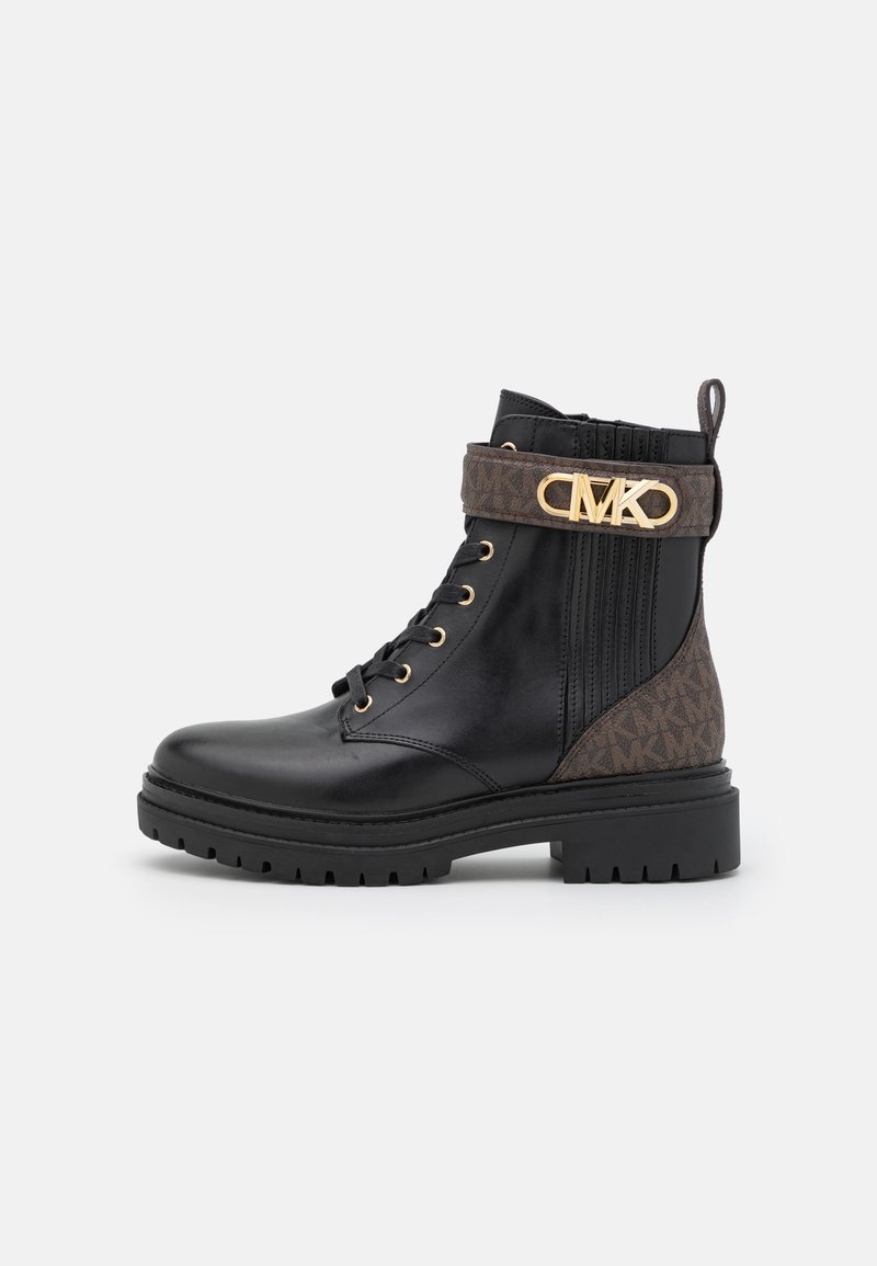 Michael kors black lace up boots Clearance