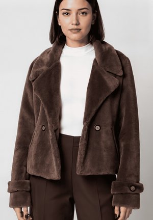 AMPLIA SOLAPA - Chaqueta de invierno - marrón