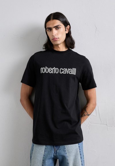Roberto Cavalli REGULAR FIT  - T-shirt imprimé - black