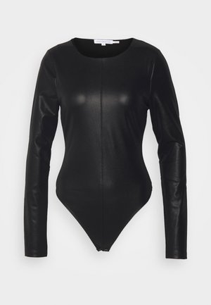 SHIMMER POWER SHOULDER BODY - Maglietta a manica lunga - black